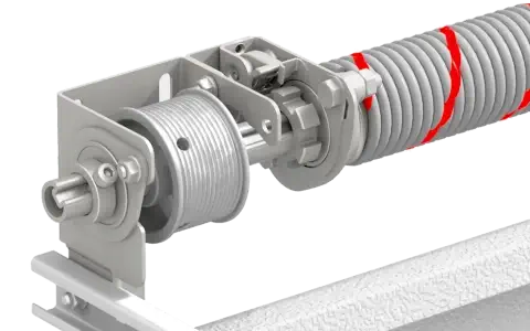 Защита от обрыва пружины