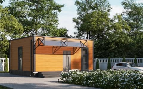 Быстровозводимый дом EFFECT LIGHT 44