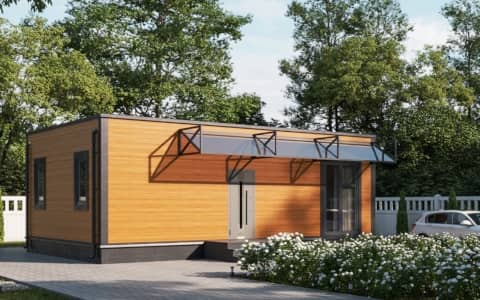 Быстровозводимый дом EFFECT LIGHT 59