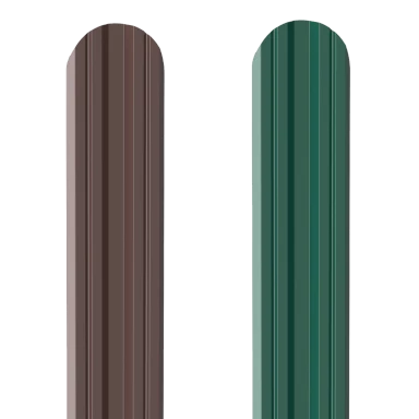 металлический штакетник для забора